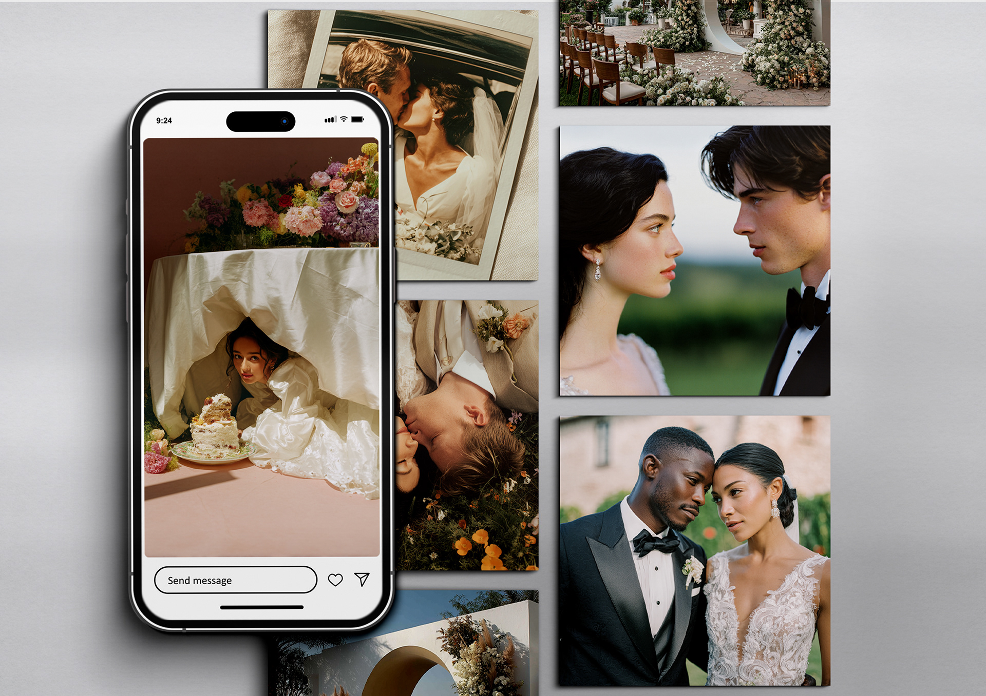 Logo Jour J sur fond texturé